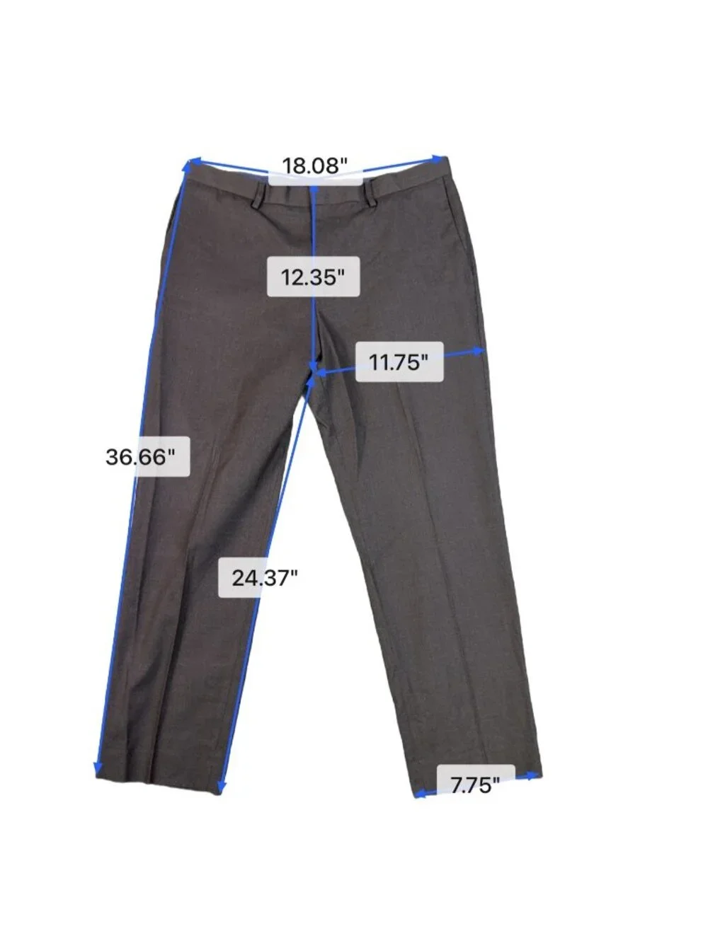 Banana Republic Mens Brown Dress Pants Standard Fit Size 35x30